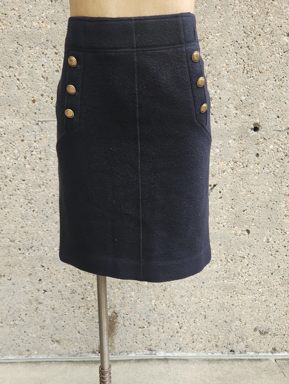 Marc Cain Blacl Wool Skirt